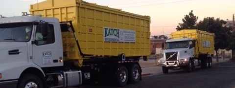 40-yard and 10-yard containers